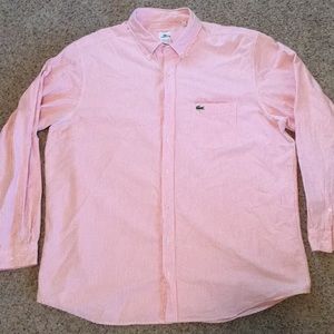 Men’s Lacoste button up. Size XL.